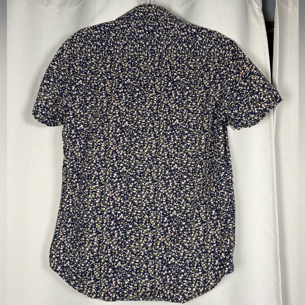 7 Diamond from Buckle Nightfall Stretch Button Up Shirt in Navy Floral - Picture 5 of 10